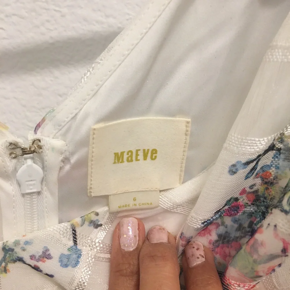 ✨ Moving sale 🚗- Anthropologie Maeve Peony Floral dress, Size 0 - Picture 7 of 10